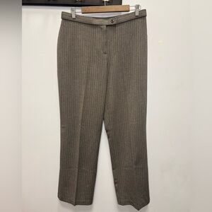 East 5th Women’s Petite Taupe Pinstripe Dress Pants Size 14P